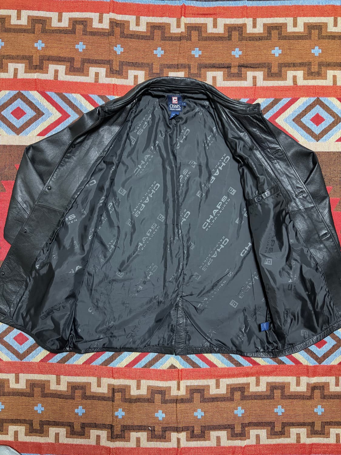 L) 챕스 랄프로렌 레더 카코트 올드갭카코트 상품이미지7