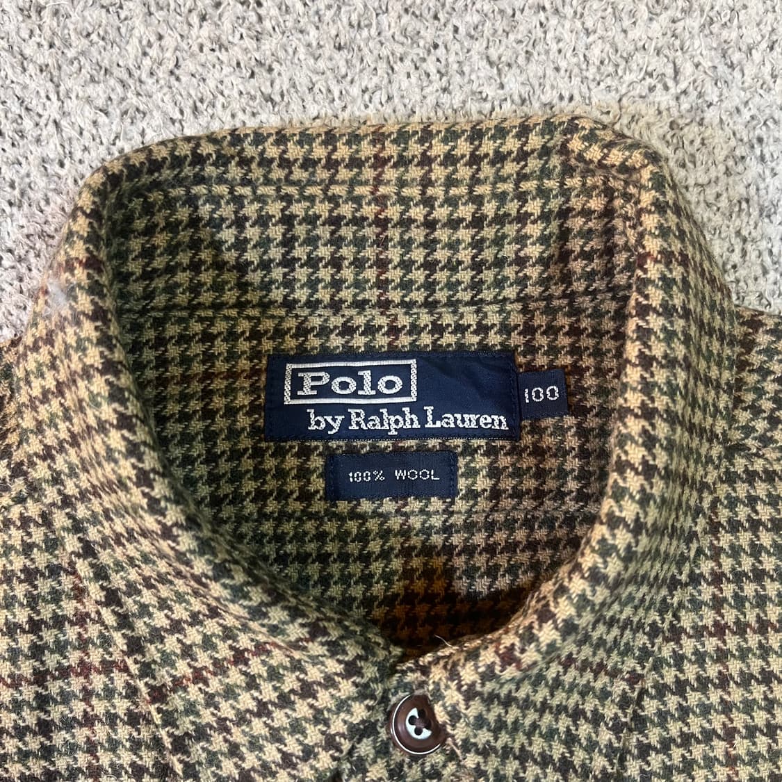 폴로 랄프로렌 하운드 체크 울 셔츠 상품이미지3