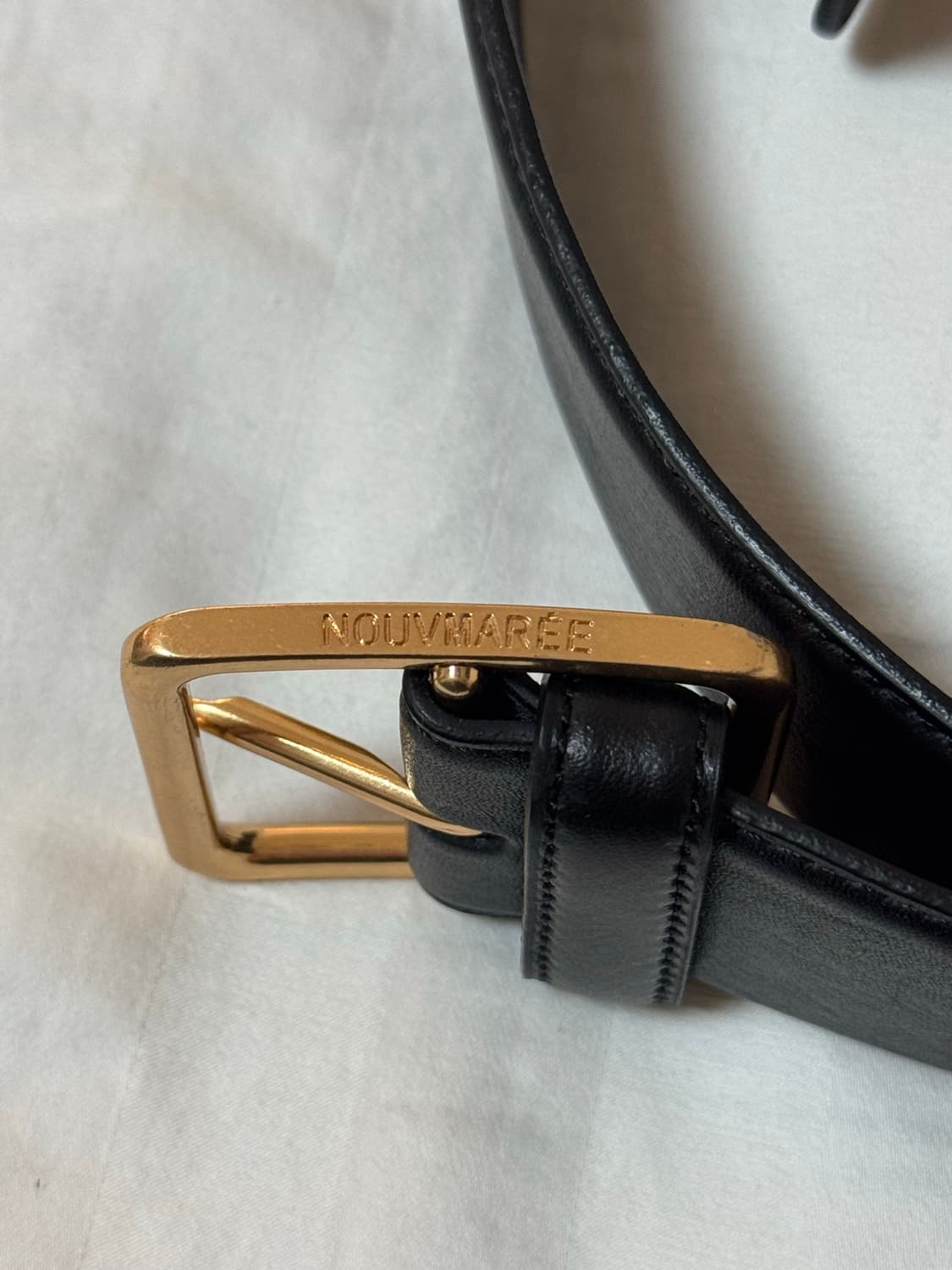 누마레 ee 블랙 레더 벨트 상품이미지2