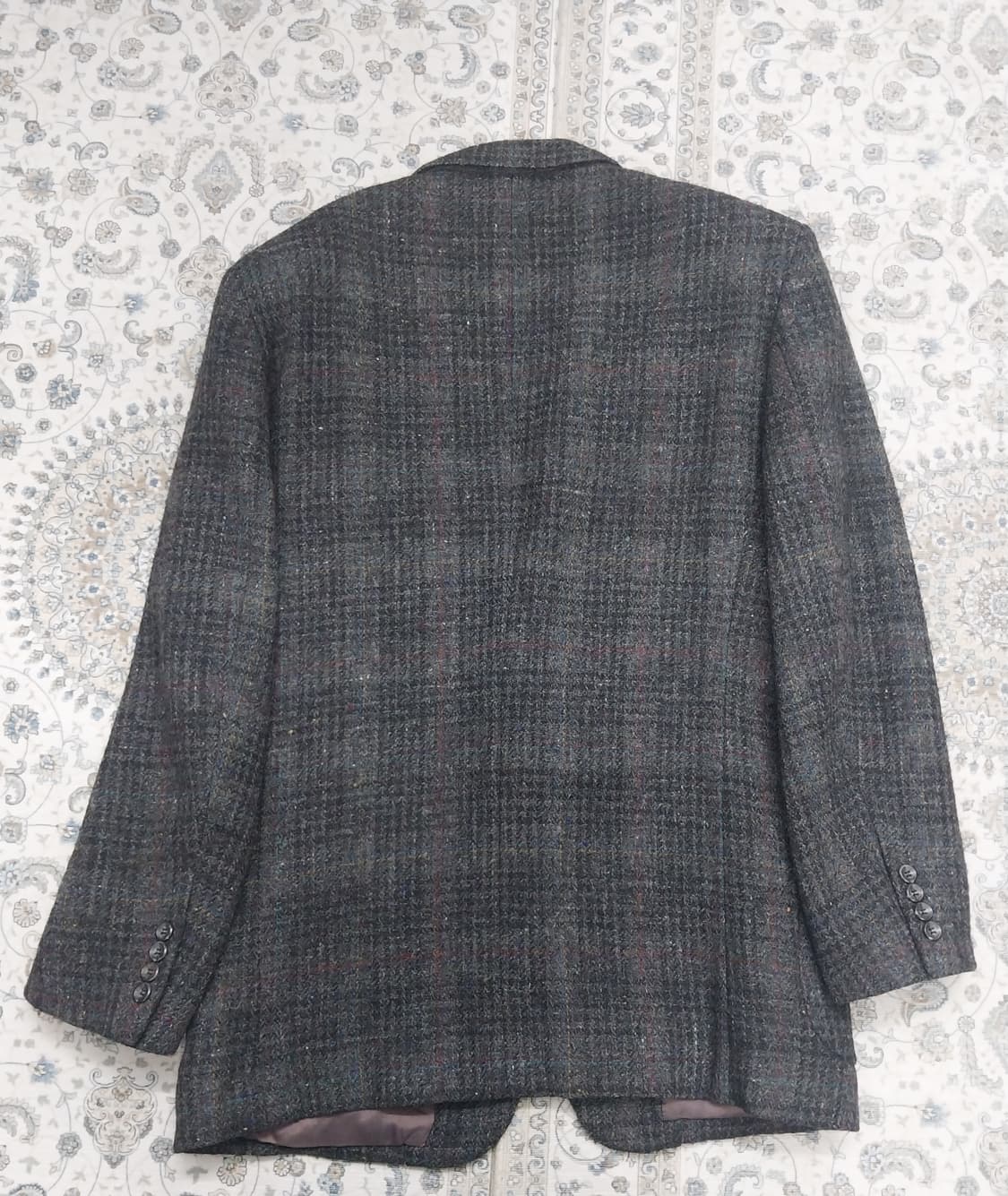 MARCIANO 잉글랜드 체크무늬 트위드 울 자켓 (100-103) 상품이미지3