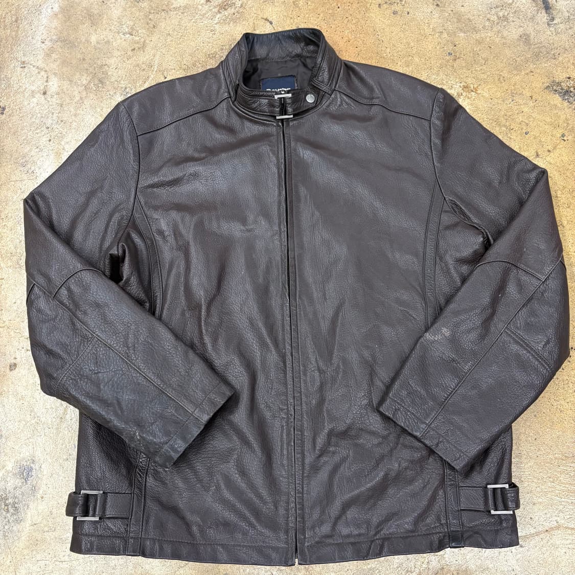 [정품/100] Dayson 데이슨 브라운 양가죽 자켓 b19 상품이미지2