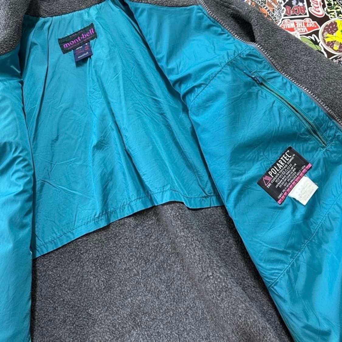 [s] 90s 몽벨 일판 폴라텍 후리스 자켓 상품이미지5