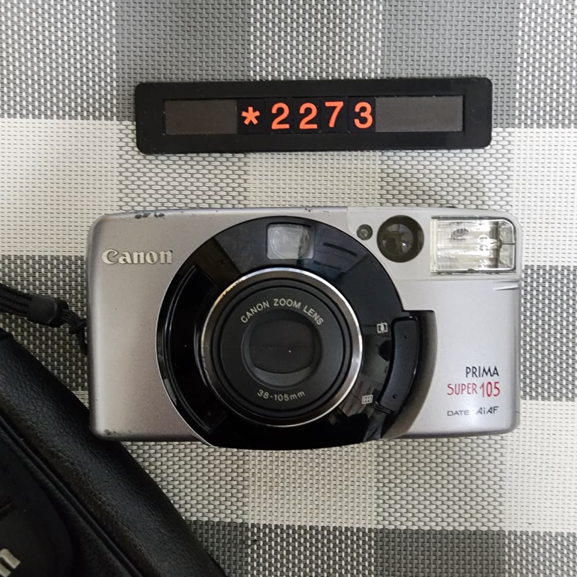 캐논 프리마 슈퍼 105 데이터백 필름카메라 파우치포함 상품이미지1
