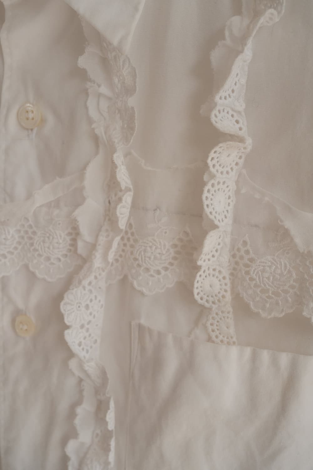 90s Lace shirt 상품이미지7