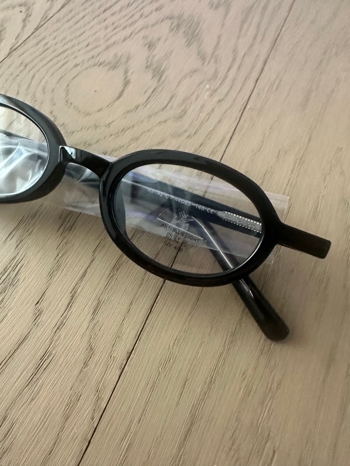 스몰 라운드 밤티 안경(블랙) 상품이미지1