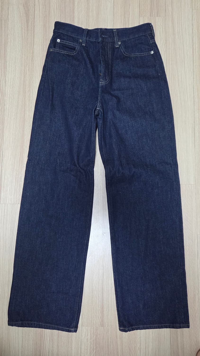 [24] 유니클로 와이드 스트레이트진 (상태 SSS급) 상품이미지2