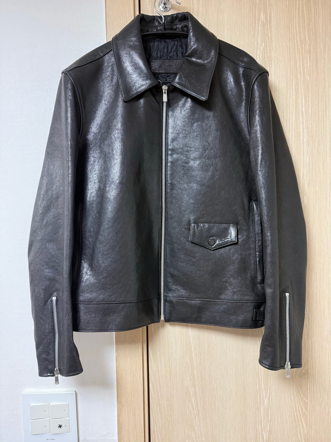 질스튜어트 뉴욕 램스킨 리얼레더자켓 S 상품이미지1