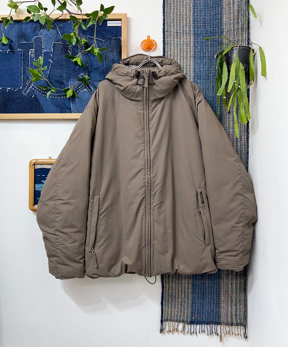 00's Montbell Puff Hoodie Brown 상품이미지1