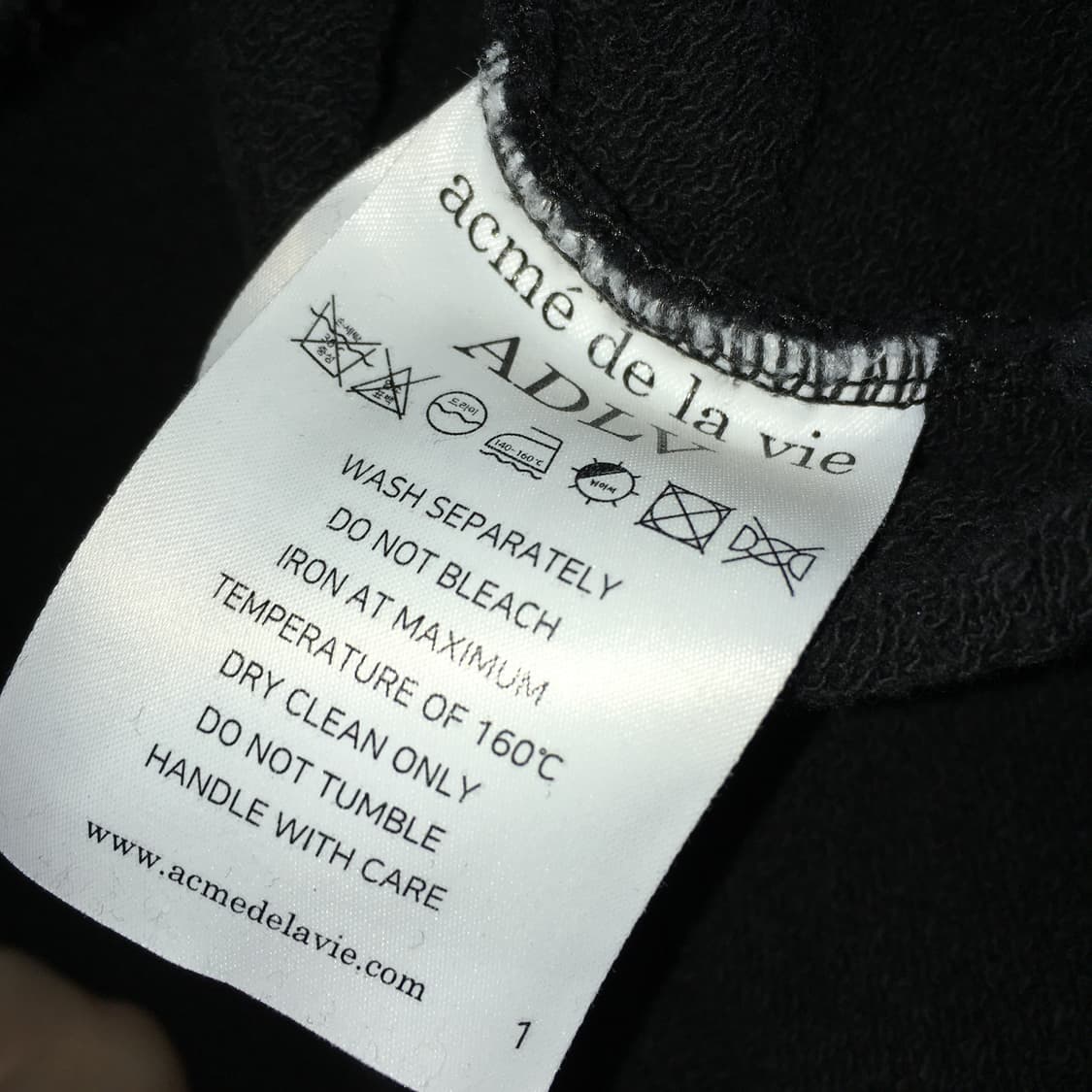 투티/0307 ADLV 아크메드라비 곰돌이 로고 프린팅 후드티 오버핏 상품이미지5