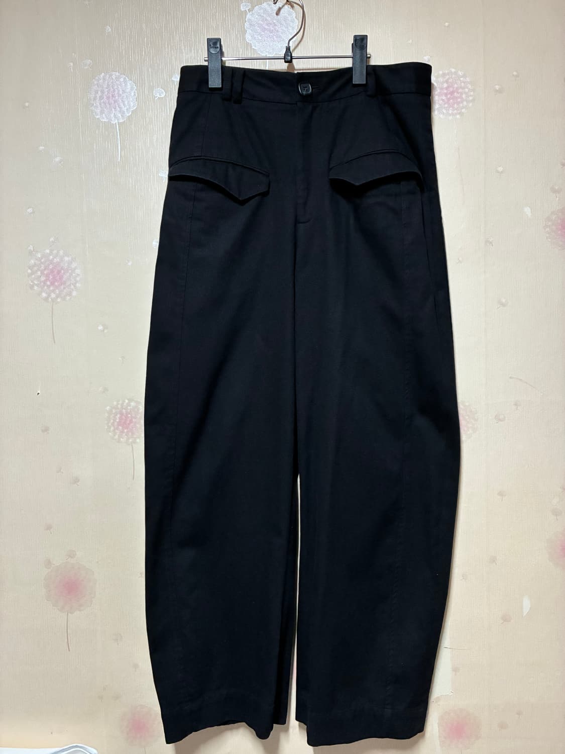 아이엘 커브드 트라우저 블랙 상품이미지6