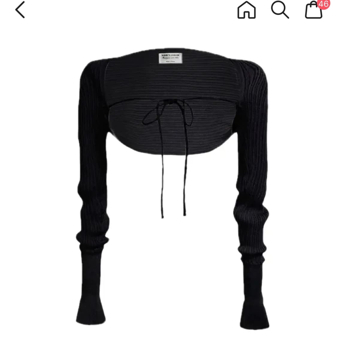 SOULSCOLOR 볼레로 니트  상품이미지1