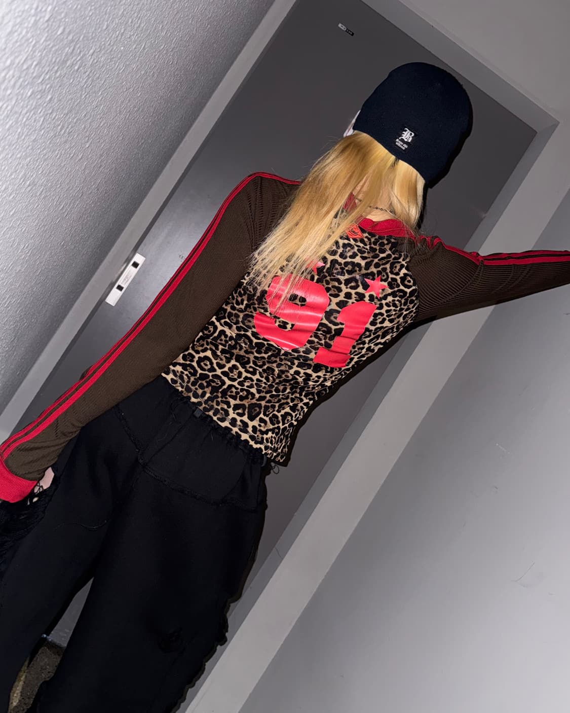 배드블러드 레오파드 롱슬리브 상품이미지4