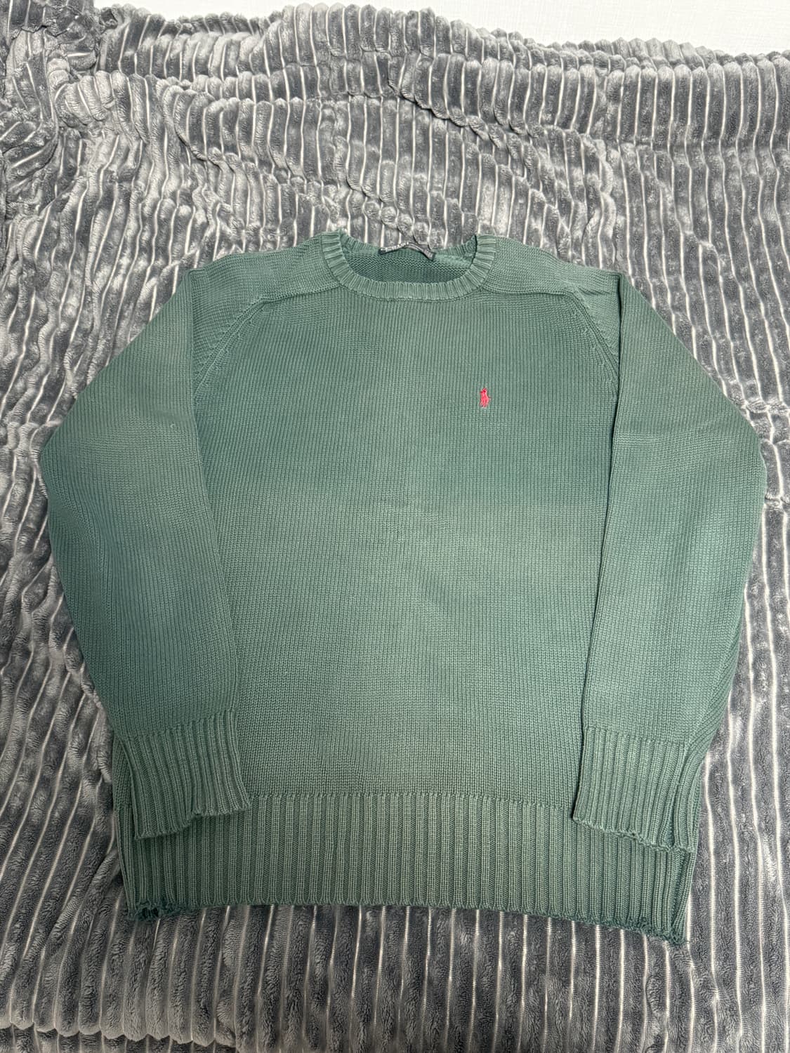 빈티지 폴로 랄프로렌 그린 니트 상품이미지1