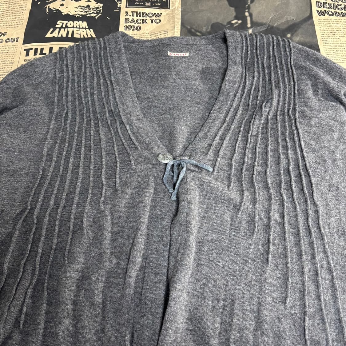 0) kapital 캐피탈 콘초 니트 가디건 상품이미지7