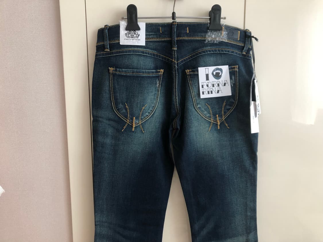 포나리나(Fornarina) 워싱 데님 청바지 상품이미지4