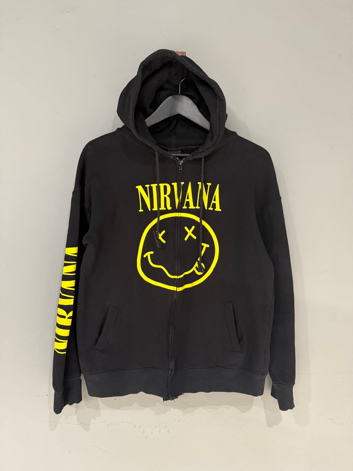 Nirvana printing hood zip-up 상품이미지5