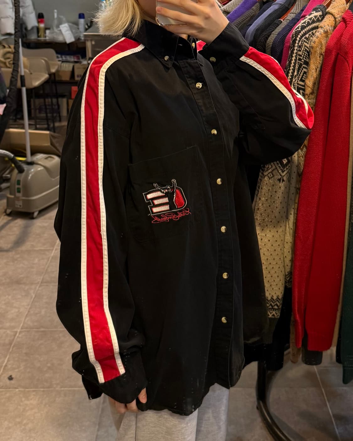 [NO.9] vtg 블랙 셔츠 상품이미지2