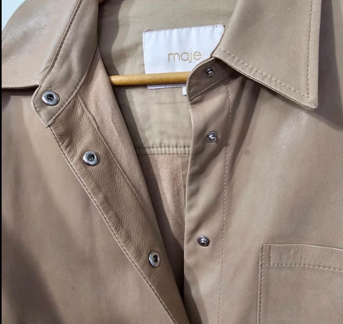 maje 마쥬 양가죽 셔츠 ~44반 상품이미지6