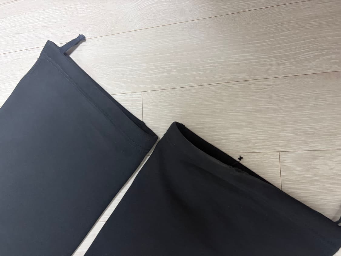 나이키 NSW 스우시 오픈 헴 플리스 팬츠 블랙 L 상품이미지5