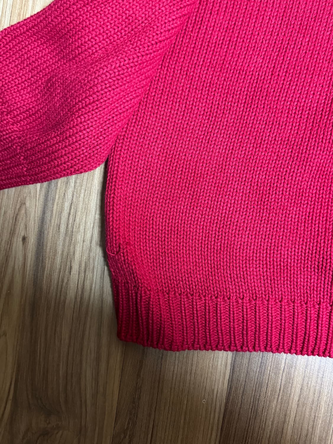 폴로 레드 니트 L 상품이미지2