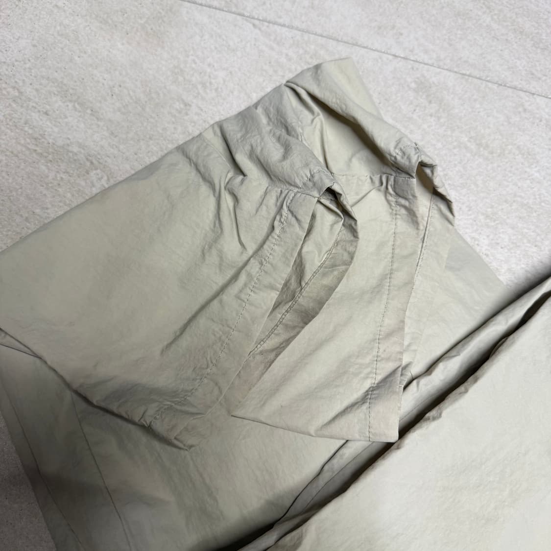 [1] 산산기어 사이드 스냅 팬츠 아이스 베이지 - 22FW 판매 상품이미지4