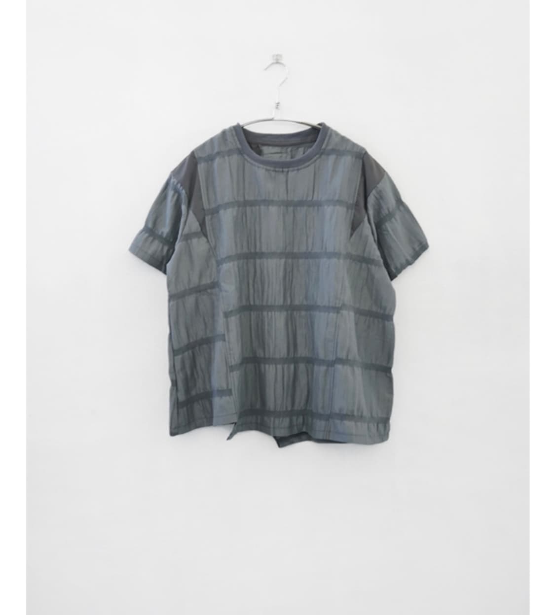 에프터먼데이 square wrinkle blouse 그레이 상품이미지3