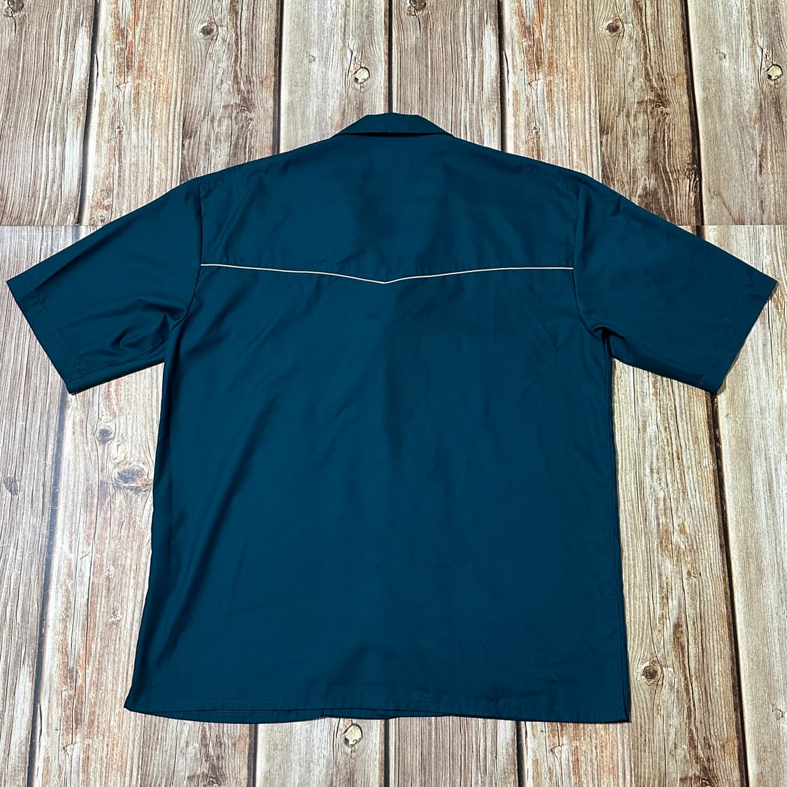 빔즈 Vaporize 웨스턴 반팔 셔츠 그린 색상 L사이즈 상품이미지2