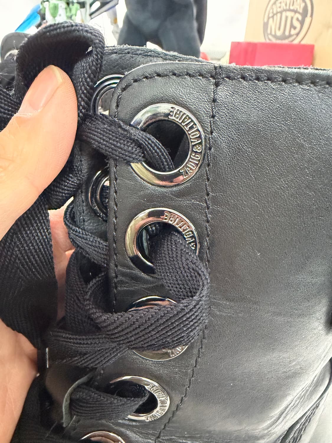 정품) 쟈딕앤볼테르 여성 블랙 워커 부츠 38 상품이미지8