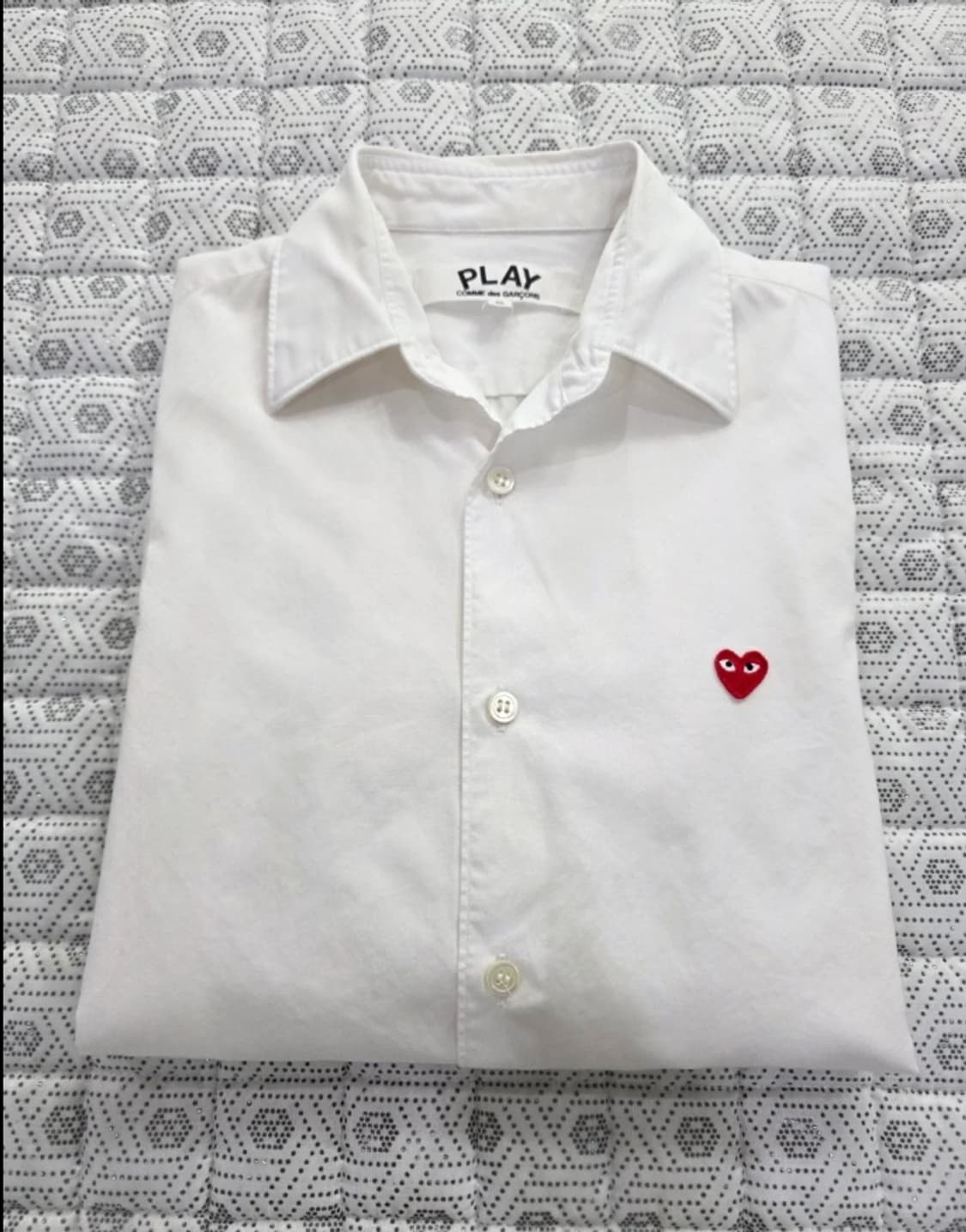 꼼데가르송 PLAY 화이트 셔츠 ~55 상품이미지1