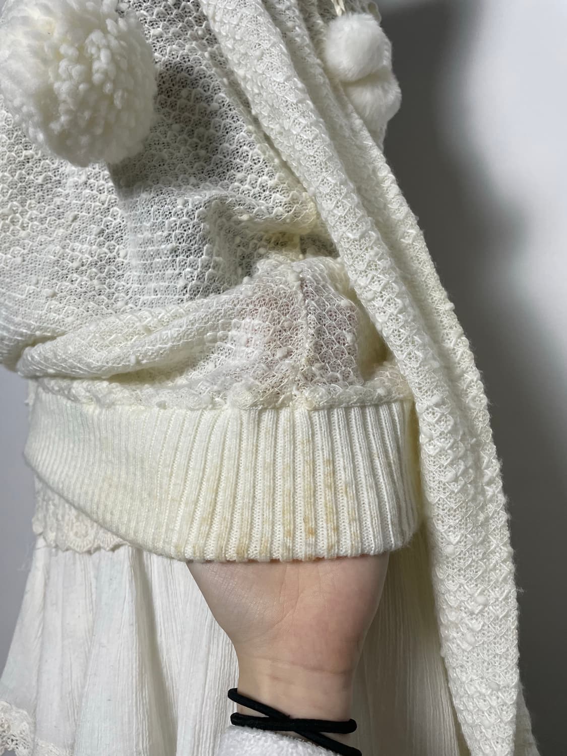 LIZ LISA 리즈리사 폼폼 큐롯 화이트 세트 상품이미지6