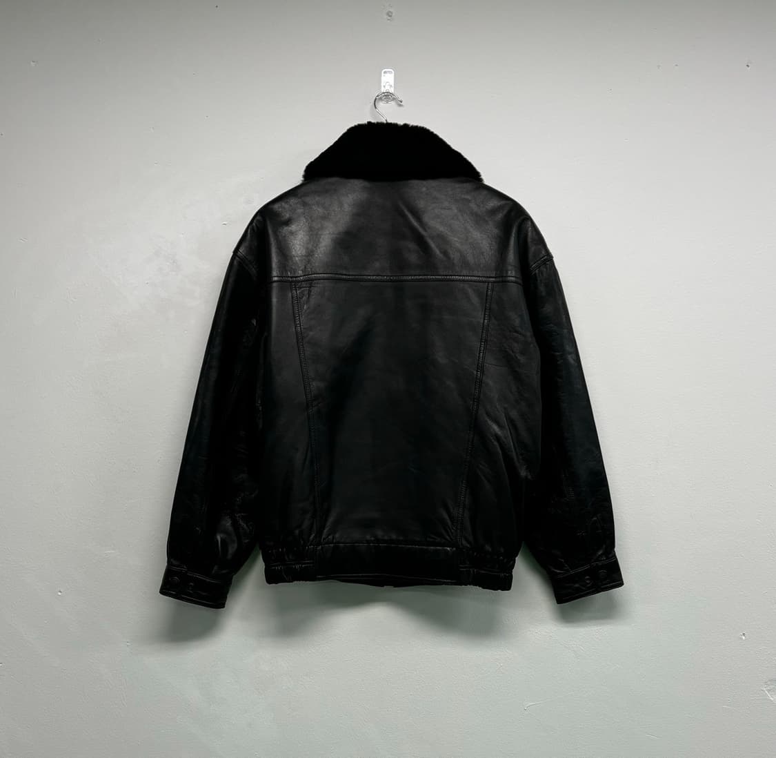 소가죽 무스탕 라이더 자켓 L-XL 상품이미지3