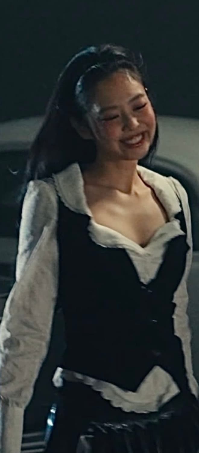스컬프터 클로버 리프 넥 블라우스 아이보리 L 상품이미지3