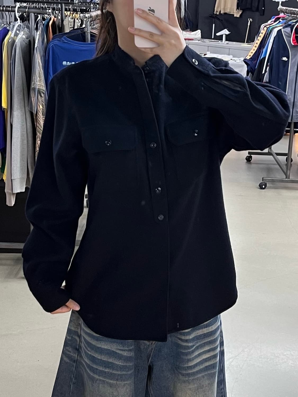 꼼데가르송 간류 울 셔츠 상품이미지1