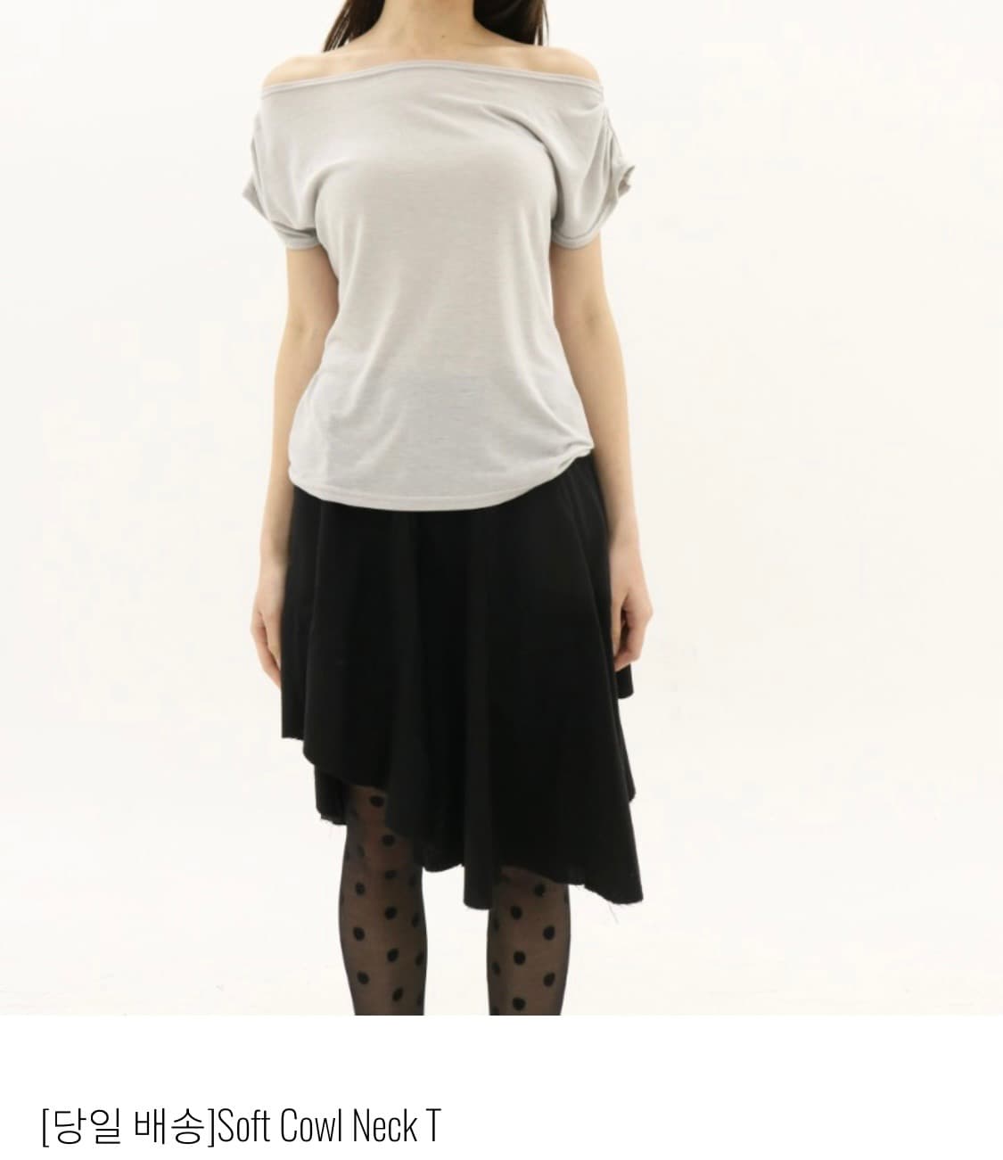 [oykot] soft cowl neck T 상품이미지2