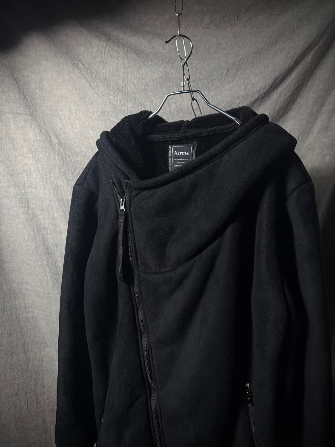 XFRM Asymmetric Long Hood Zip-Up   상품이미지3