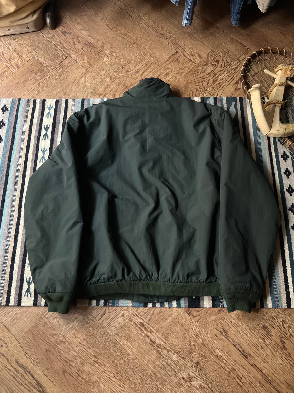[XL]엘엘빈 USA 빈티지그린 플리스 웜업 자켓 상품이미지7
