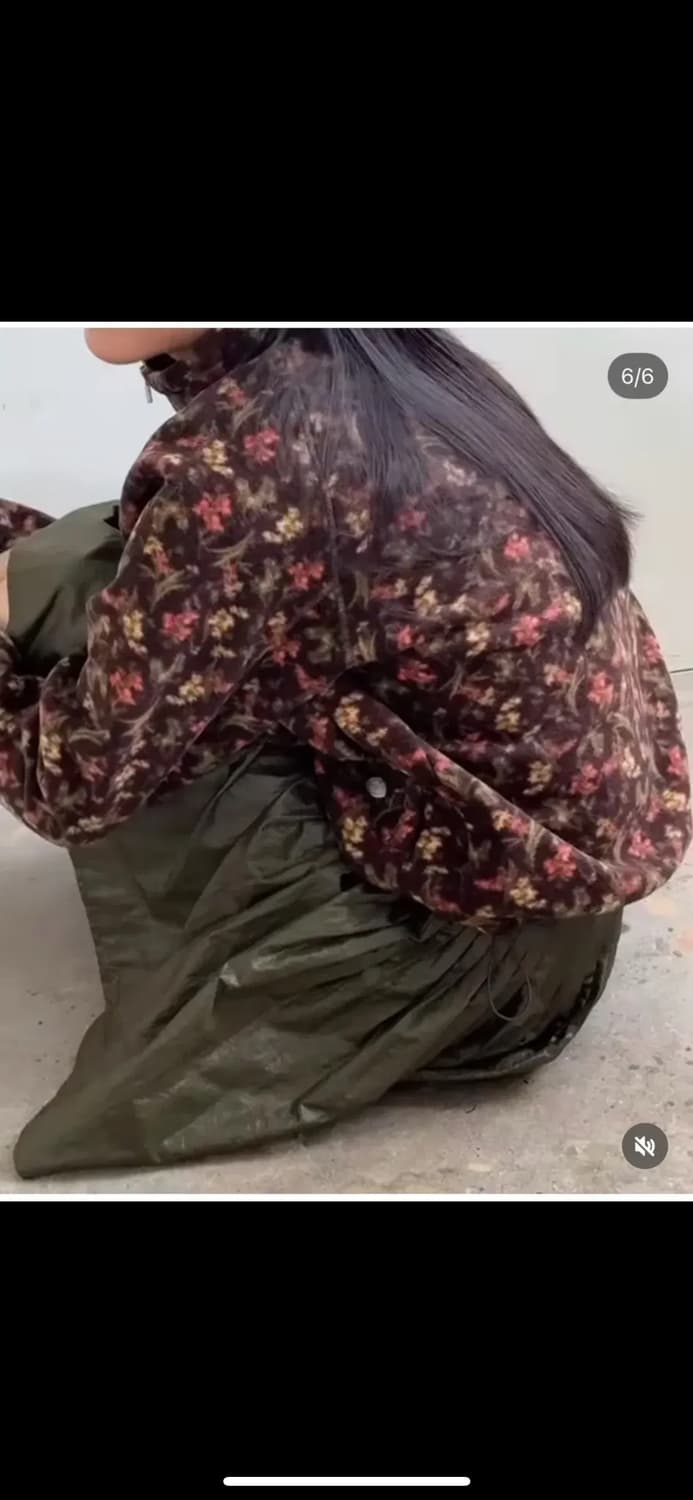 콜로신스 꽃무늬 플리스 후리스 TeddyBear Love Winter F 상품이미지5