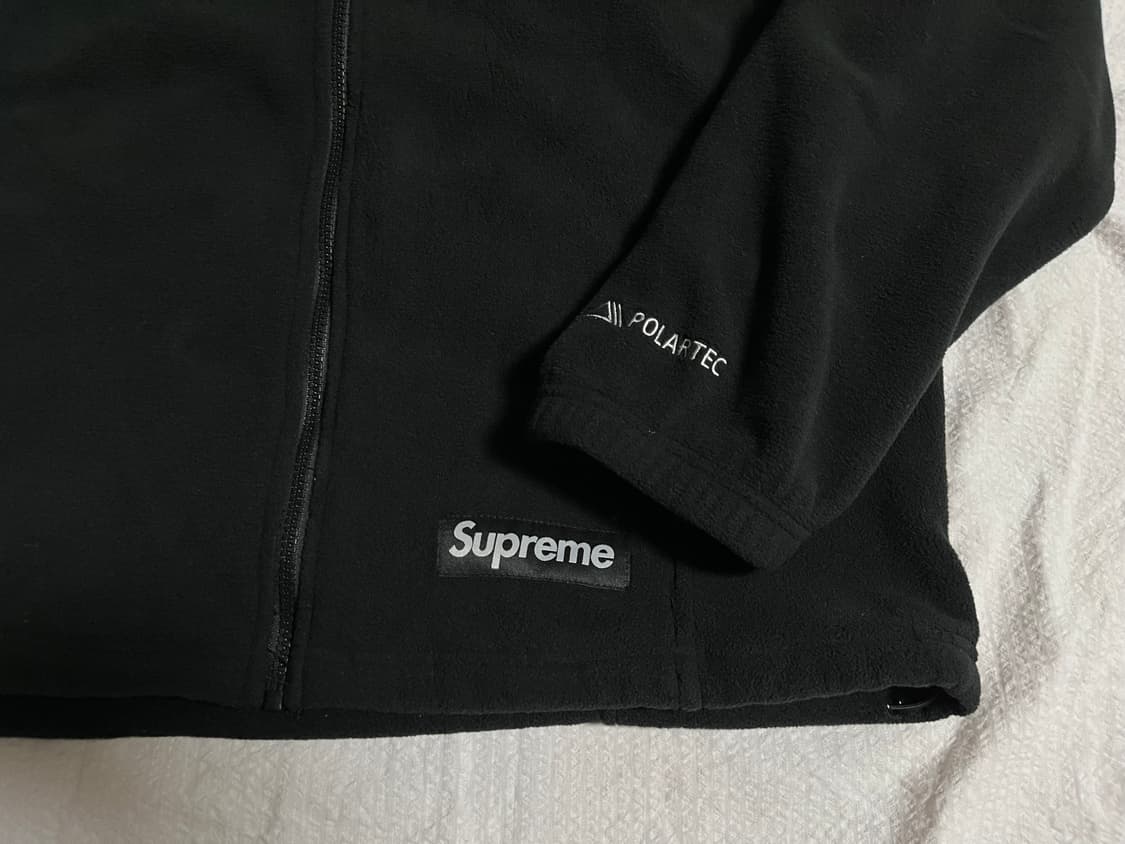 (새상품)(XL)슈프림 폴라텍 집 자켓 (블랙) 플리스 상품이미지5