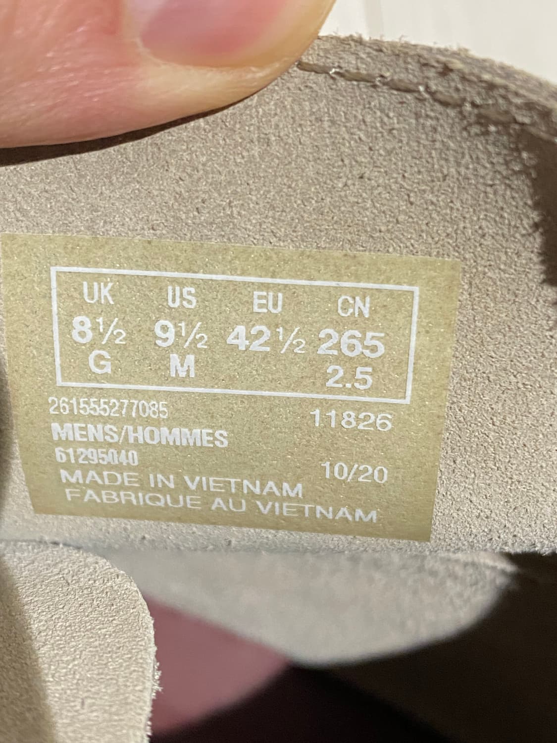 클락스 데저트 부츠 uk8.5 상품이미지3