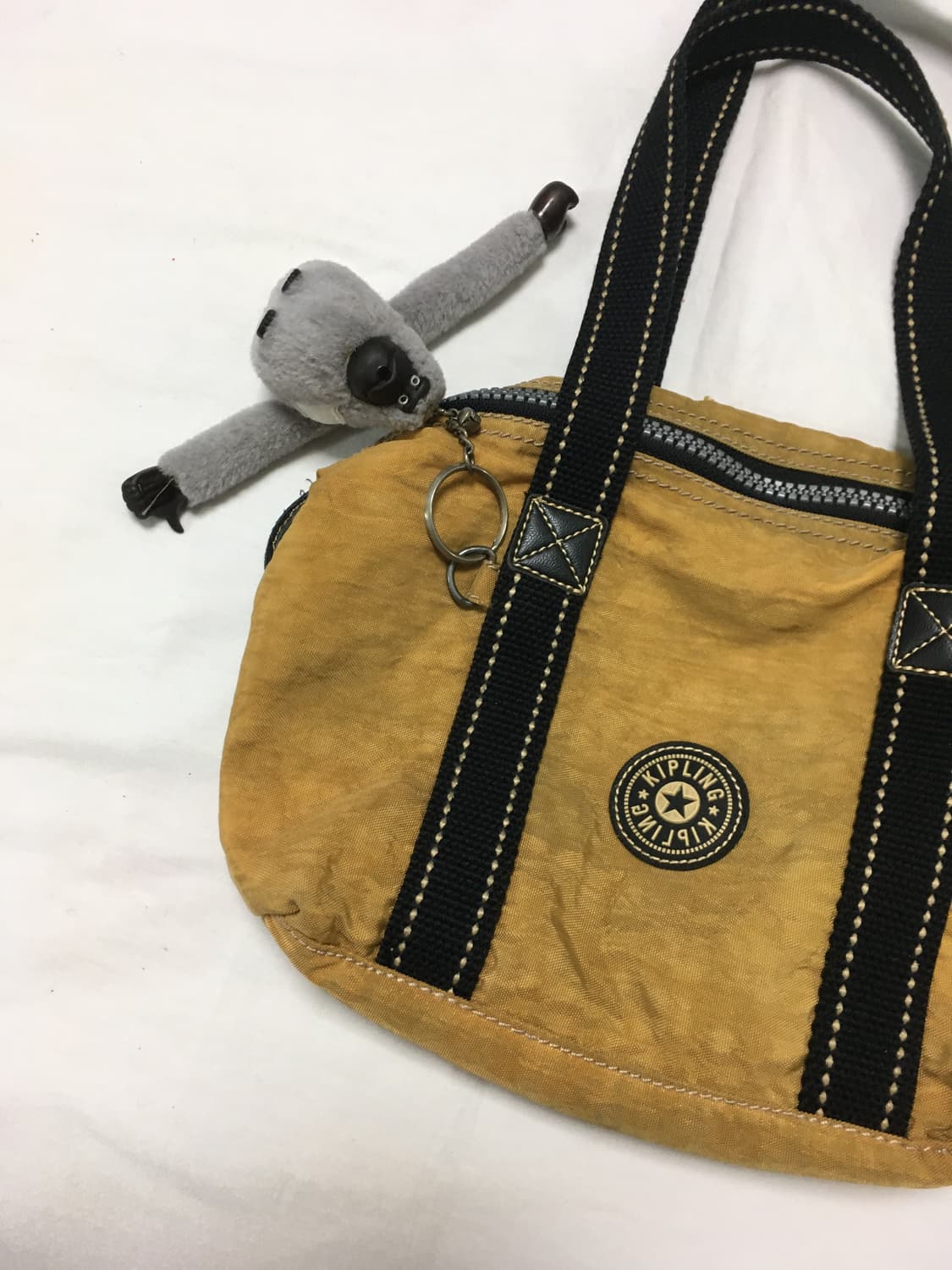 키플링 kipling 옐로브라운 토트백 상품이미지2