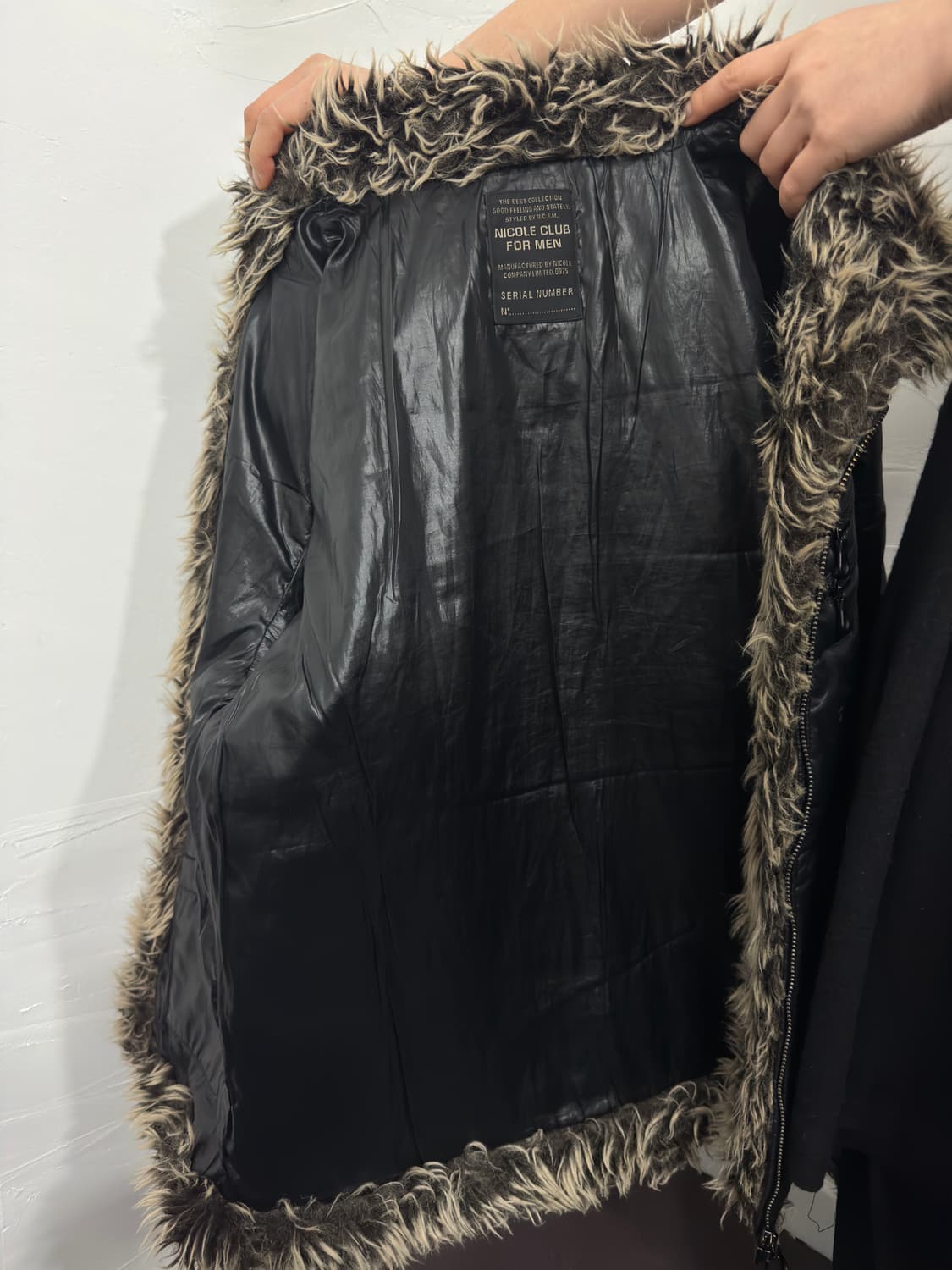 nicole club fur detail twoway padding 상품이미지7