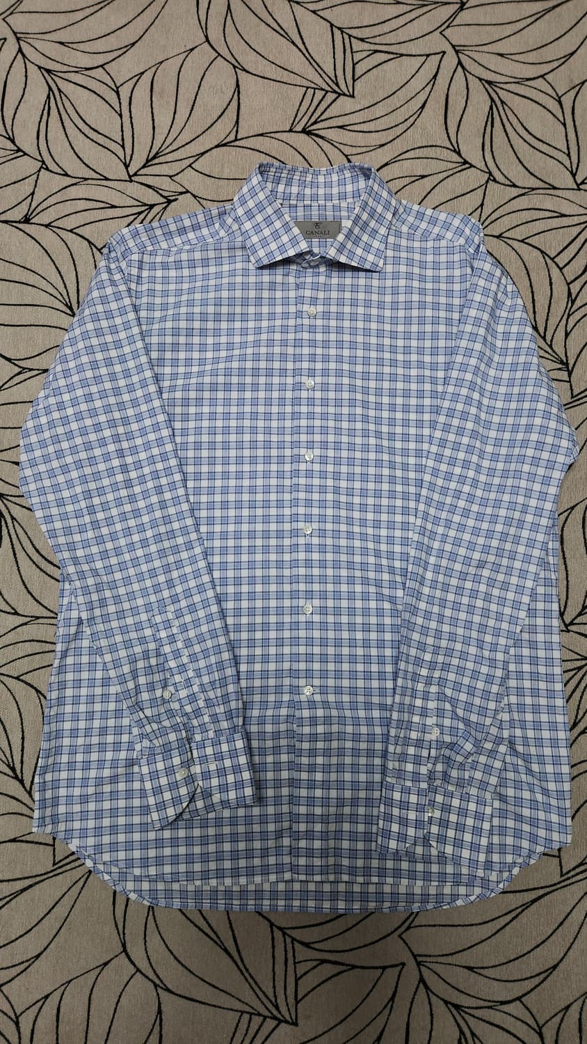Canali 남성 체크 셔츠105 상품이미지1