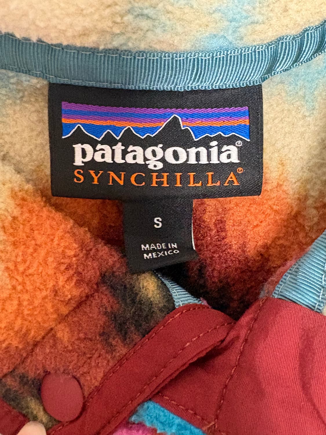 파타고니아 신칠라 아즈텍 패턴 반집업 후리스 플리스 상품이미지4
