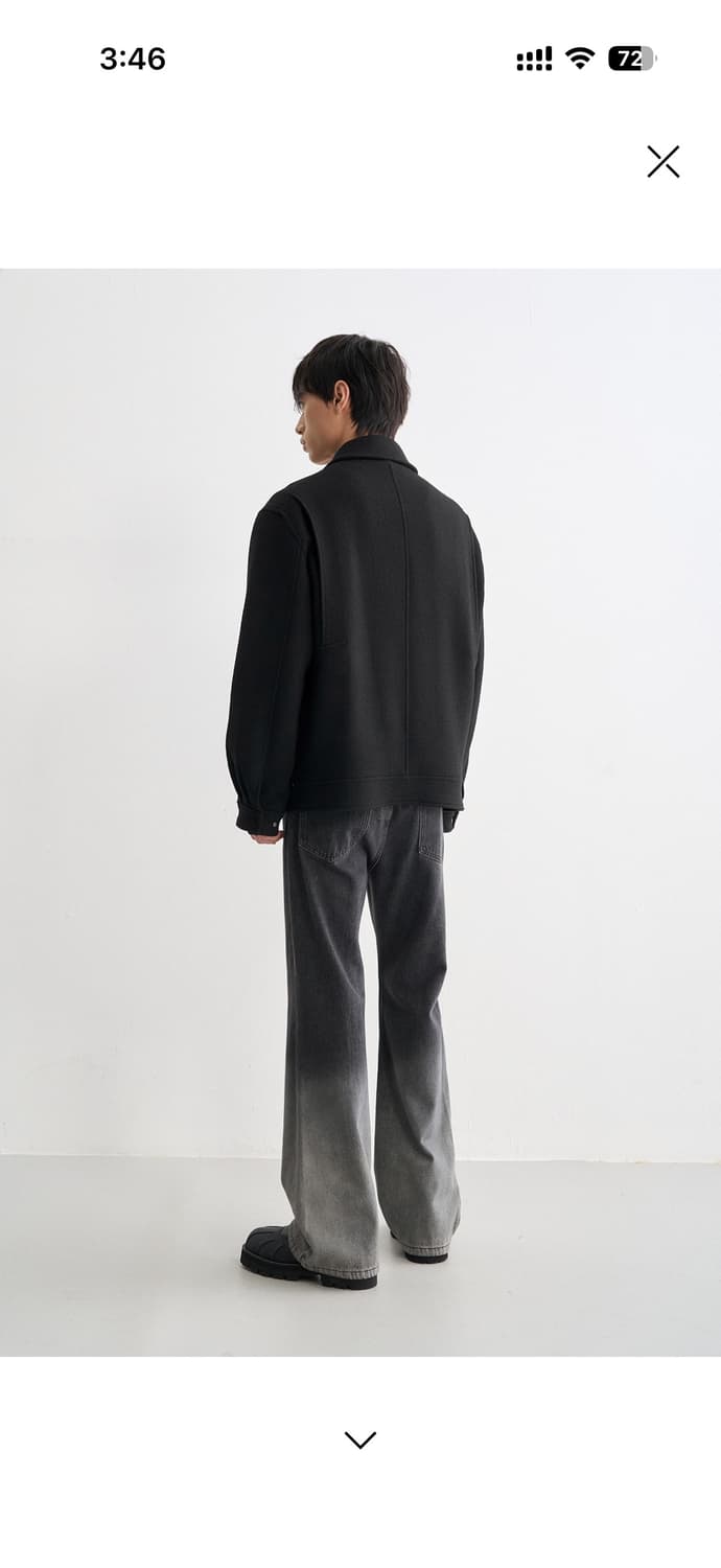 시스템옴므 울 블렌드 트위드 집업 자켓 105 상품이미지6