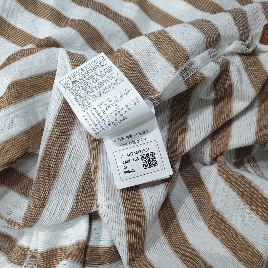 헨리코튼 린넨 티셔츠 105 상품이미지5