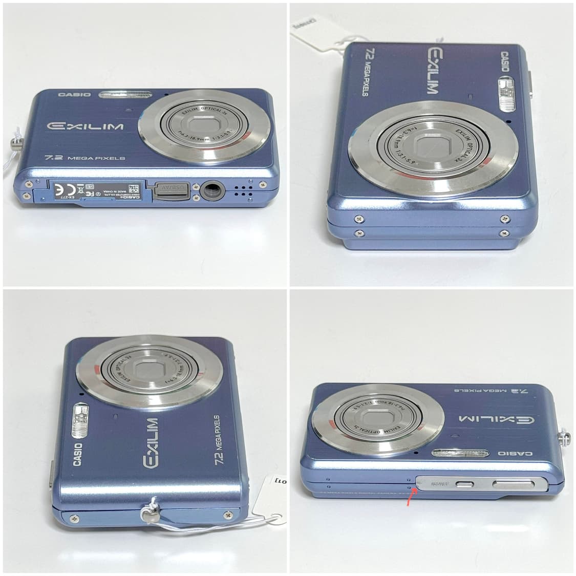 카시오 엑슬림 Z77 베이비블루 빈티지디카 상품이미지4