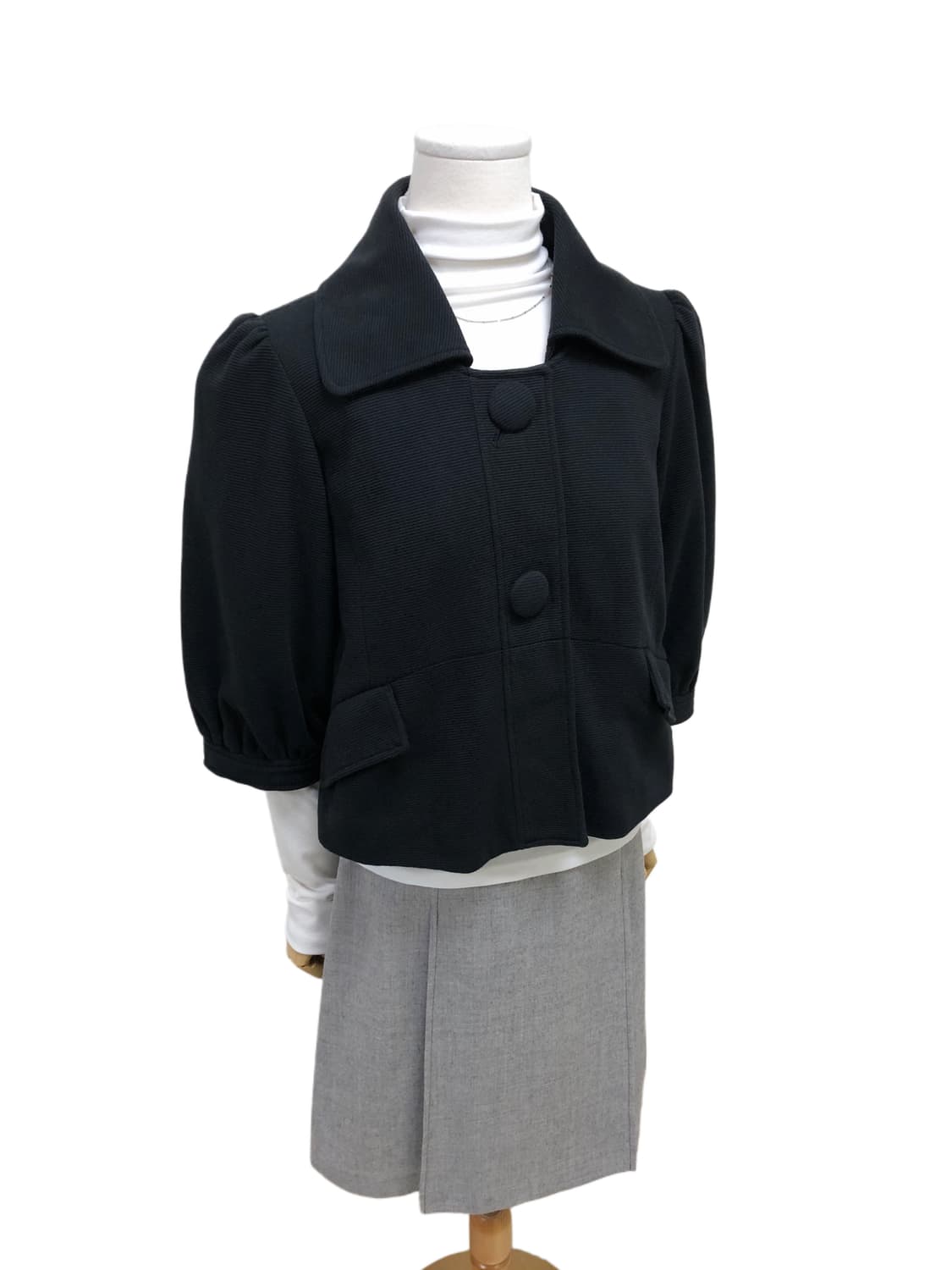 빈티지 블랙 숏 자켓 상품이미지5