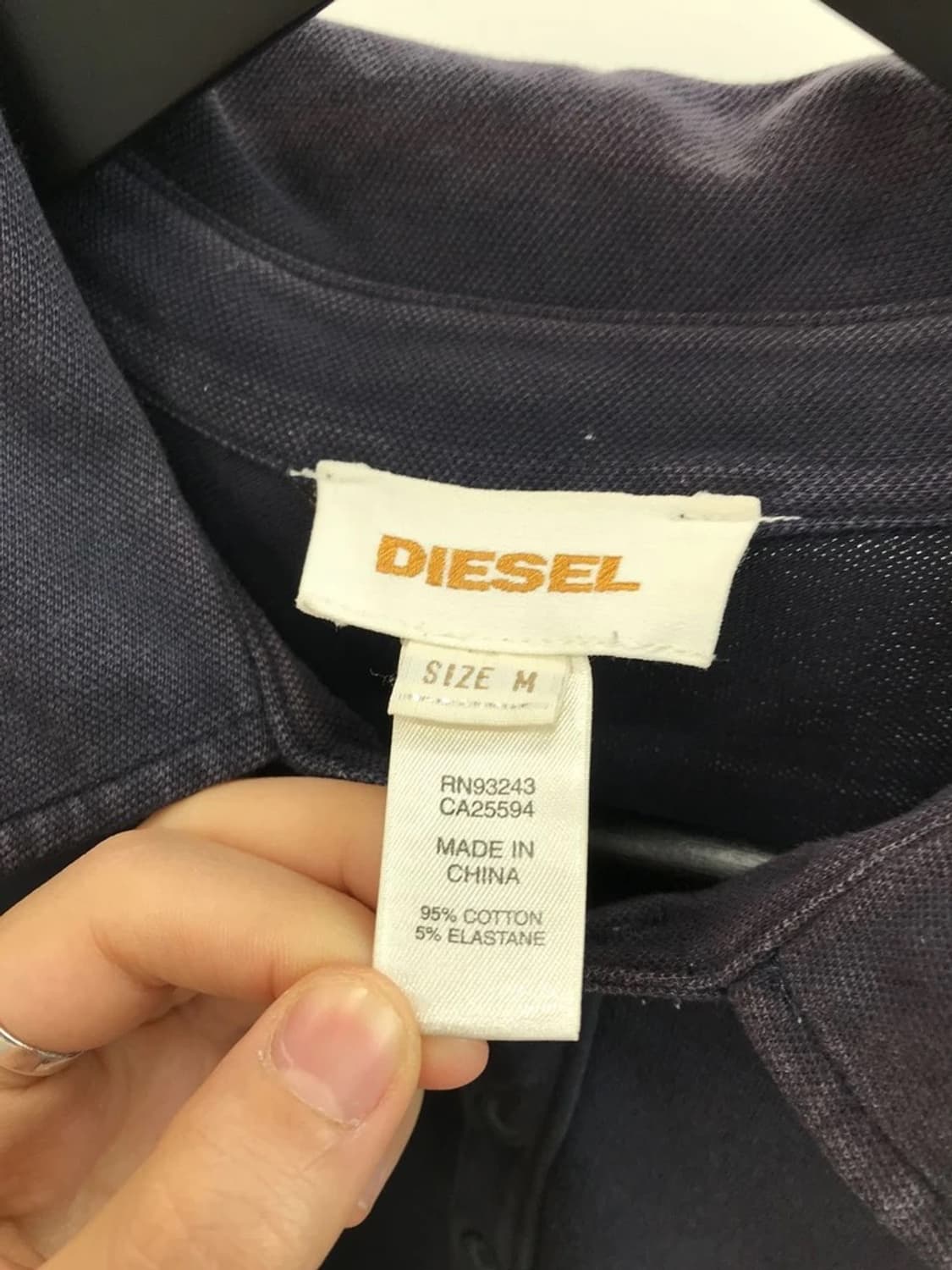 Diesel Classic Polo Shirt Navy 상품이미지8