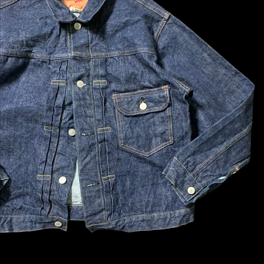 [M] 오어슬로우 1세대 타입 셀비지 데님 자켓 상품이미지6