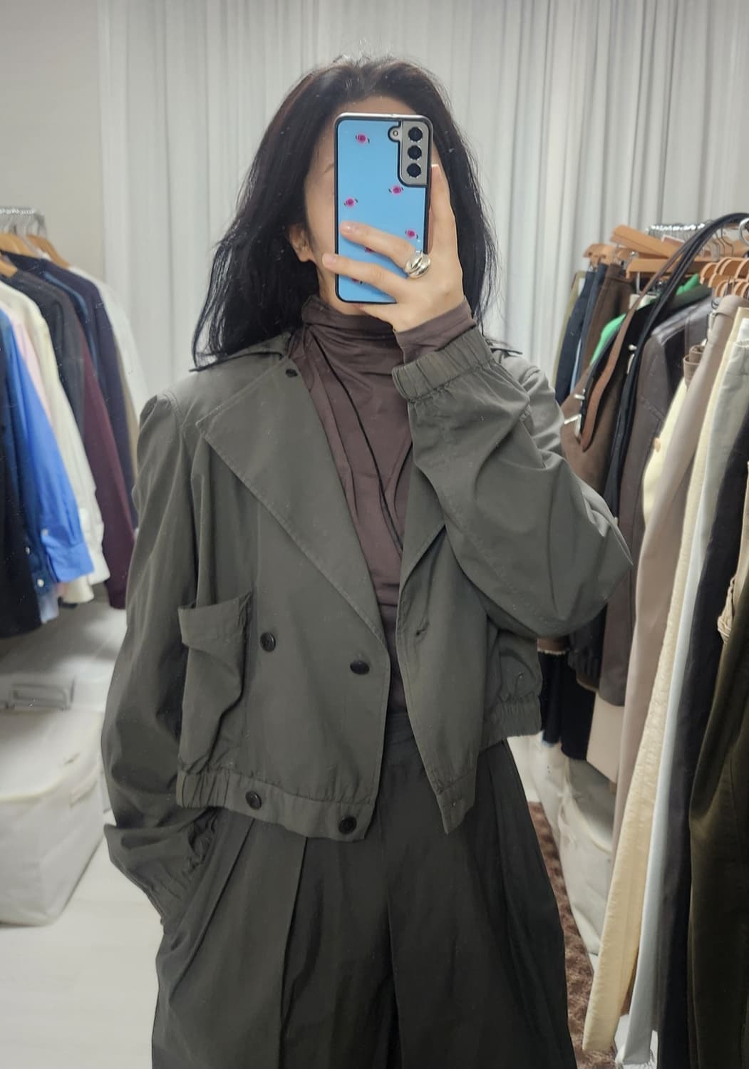 르메르 코쿤블루종 38  다크그레이 판매합니다. 상품이미지5